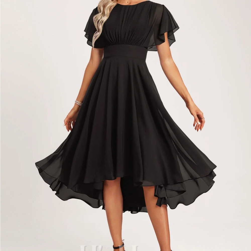 JJs House Black High Low Dress